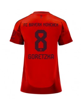 Ženski Nogometna dresi replika Bayern Munich Leon Goretzka #8 Domači 2024-25 Kratek rokav